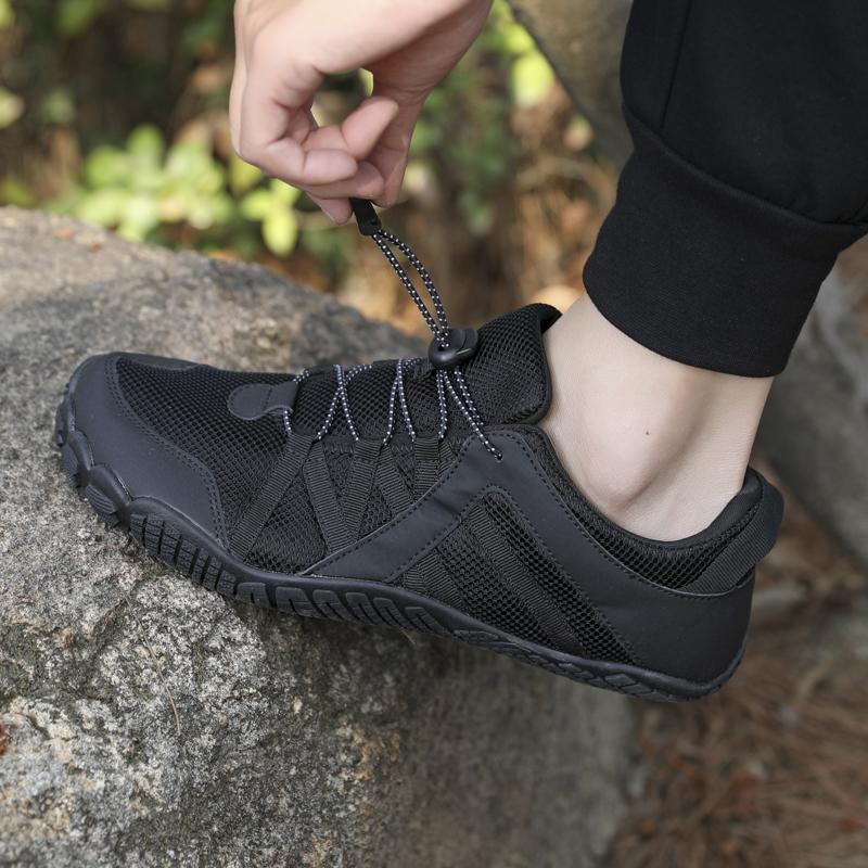 2025 New Barefoot Men's Water Shoes Aqua Shoes Quick Drying Anti-Slip Five Finger Wear-Resistant High-Quality Sneakers Size 46