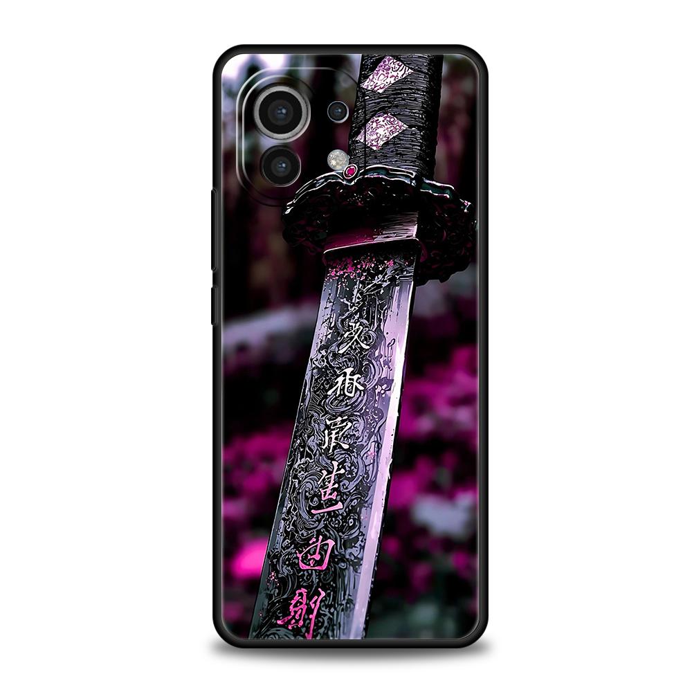 Handyhülle Cover für Xiaomi Poco F7 F6 F5 F4 F3 X7 X6 X5 X4 X3 NFC M4 C51 C55 GT Pro Weiches TPU Fundas Das Schwert Kreatives Muster