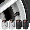 2026 4Pcs Car Metal Wheel Tire Air Valve Dust Caps Accessories With Logo For Audi Q5 Q4 A4 A6 A7 A5 A3 Q3 Q2 A1 A8 TT S1 S3 Q7 SQ5 S4