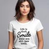 Unisex Motivational Quote Printed Round Neck Classic Fit T-Shirt for Men & Women
