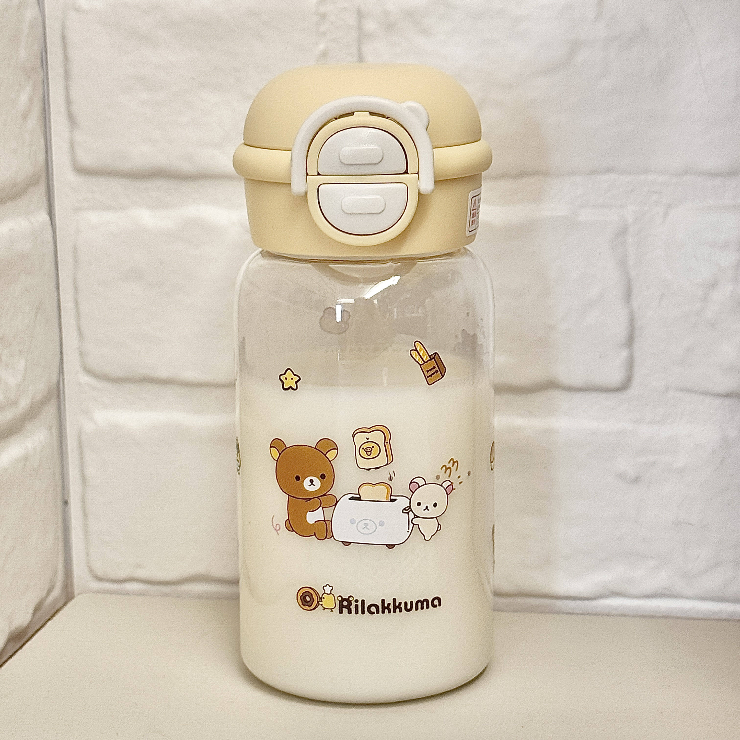 

Rilakkuma Kawaii Bear 316 Stainless Steel Insulated Cup Ins Double Mouth Water Cup For Students Large Capacity High Beauty Cute Set