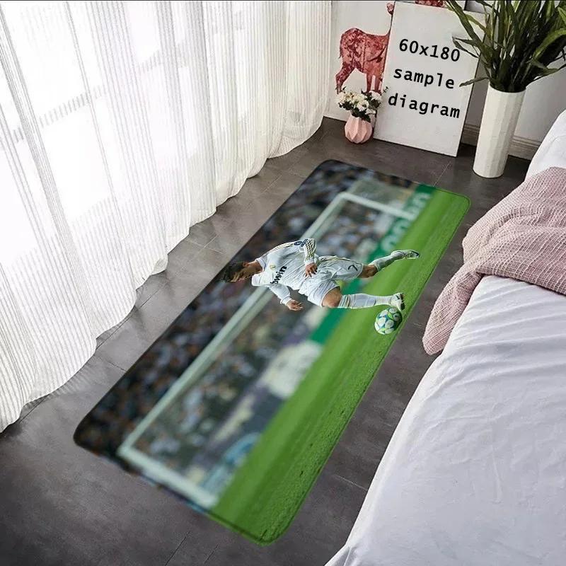 Foot Carpets CR7 Living Room Rug Cristiano Ronaldo Entrance Doormat Bathroom Rug Floor Mat Carpet Anti Slip Home Kitchen Hallway
