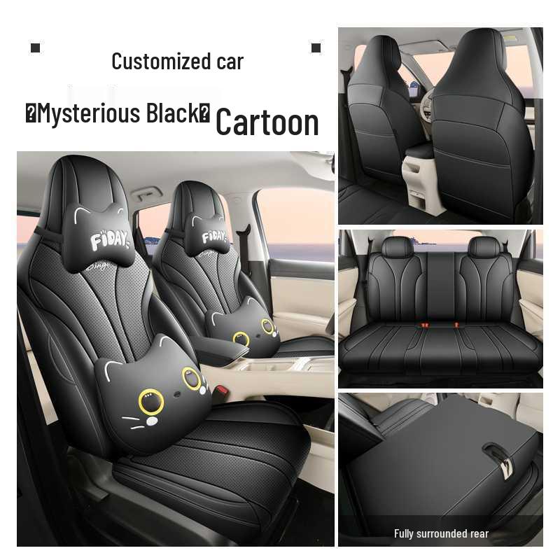All-Season Leather Seat Covers for Wuling Bingo S Car.