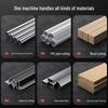 High-Precision 10" Aluminum Cutting Machine & 12" 45° Miter Saw for Wood Corners