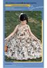 Girls' 2026 Summer Floral Spaghetti Strap Dress - High-End, Stylish Tank Top Dress
