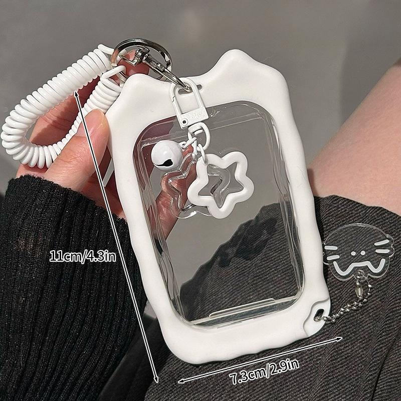 Binder Photocard Holder Cute Keychain Photo Card Case Idol Cards Collect Book Picture Frame Photocard Stuff