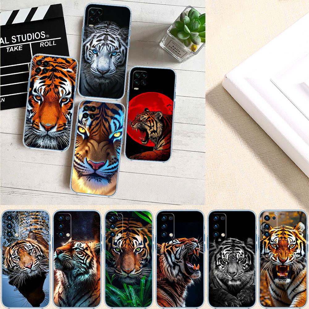 LO6 Animal Tiger Phone Case for Motorola Moto G10 G20 G30 G31 G32 G34 G35 G41 G42 G50 G51 G52 G55 G60 G60S G62 G71 G72 G75