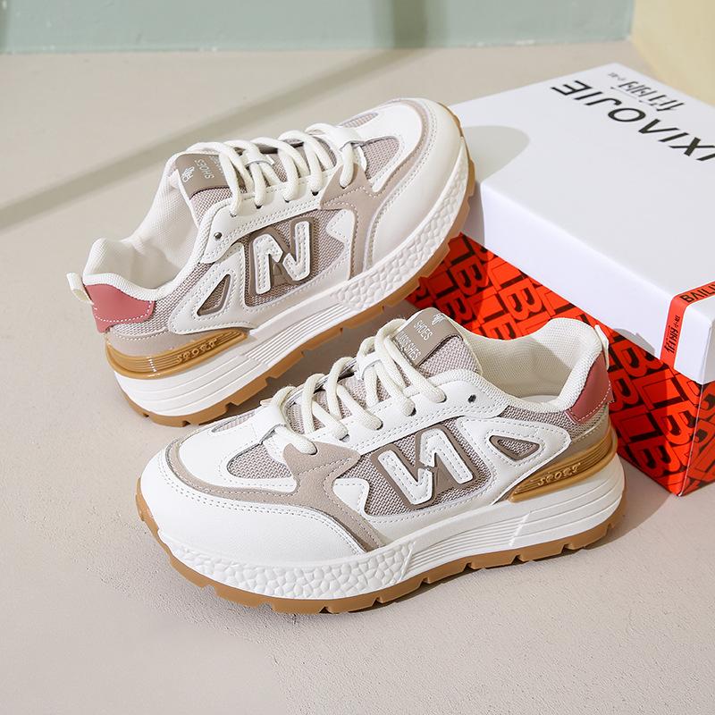 

Forrest Gump classic platform sneakers versatile casual lightweight mesh comfortable sports dad shoes 40 хакі