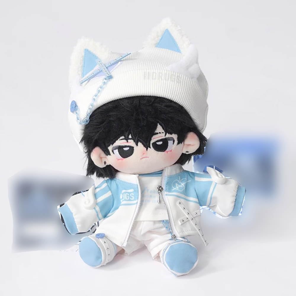 Niannyyhouse 10cm, 15cm, 20cm Plush Clothes: Cat Ear Hat, Coat, T-Shirt, Pants, Backpack, Cotton Doll Clothes, Dress-Up (10cm)