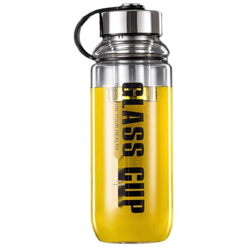 Fuguang Large Capacity Portable Glass Tea Water Bottle