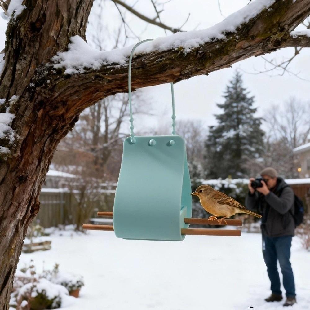 Waterproof Automatic Feeder Large Capacity Hummingbird Feeder Bird Feeding Tray Backyard