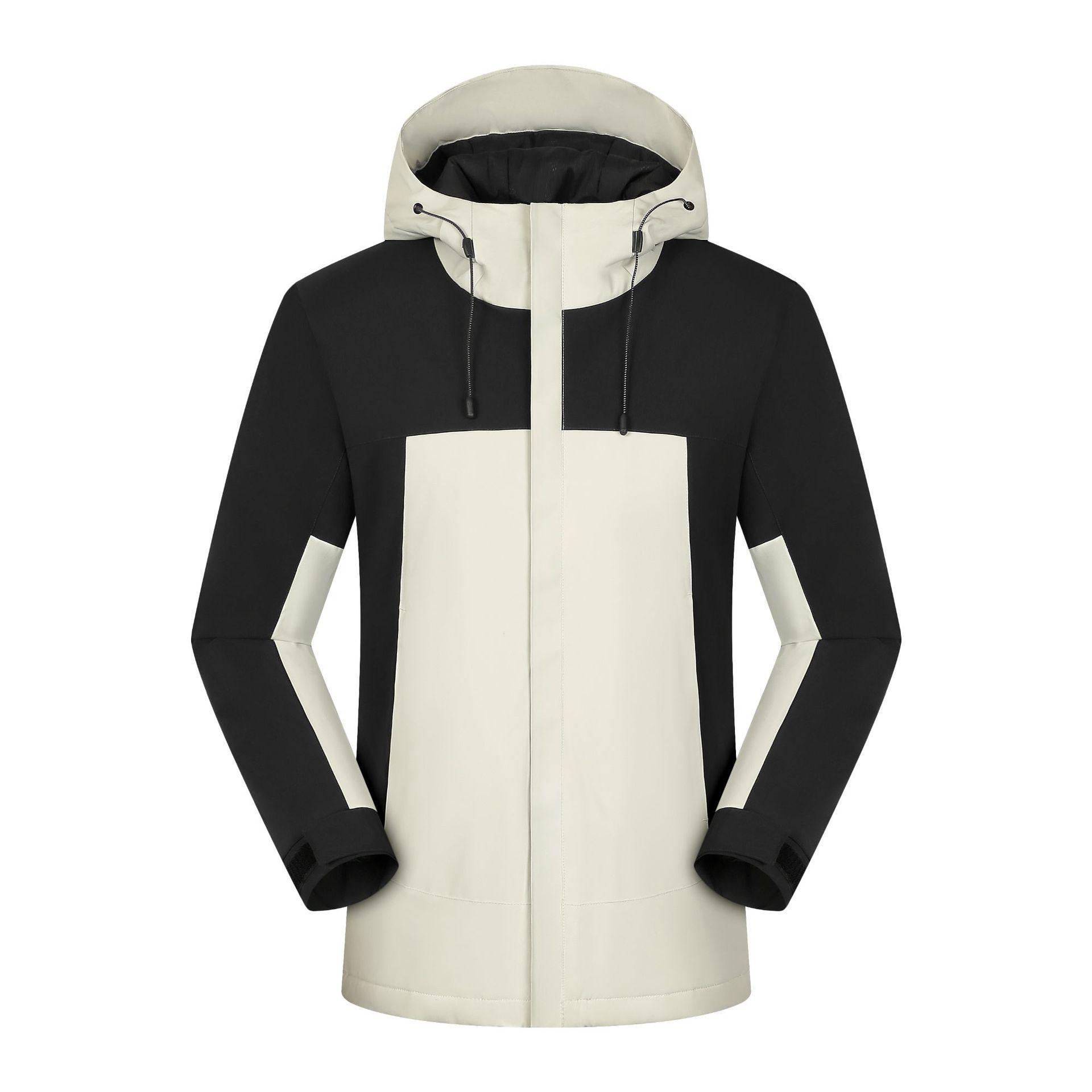 

Мужская и женская модная куртка с капюшоном: Ветрозащитный, Теплый, Утепленный для спортивной одежды на открытом воздухе осенью и зимой XL