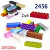 20 Peças 2x6 Blocos de Construção de Partículas Pequenas Peças em Massa Criativo Colorido 2456 Crianças Montam DIY MOC Tijolos Altos Brinquedos Acessórios