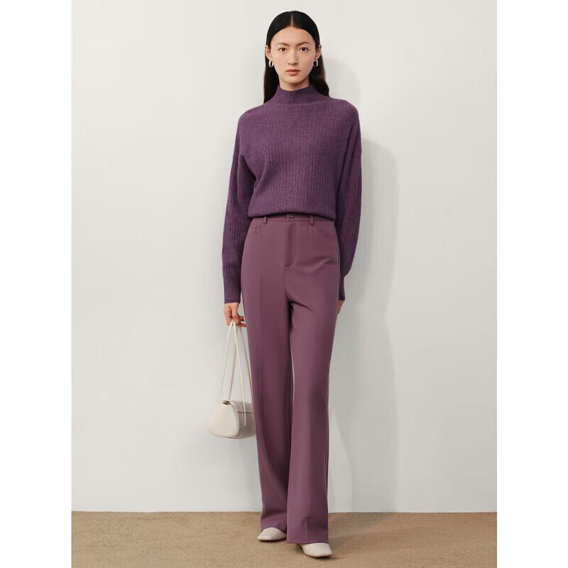 JIUZI ANNACO Women's Thick Casual Zipper Pants