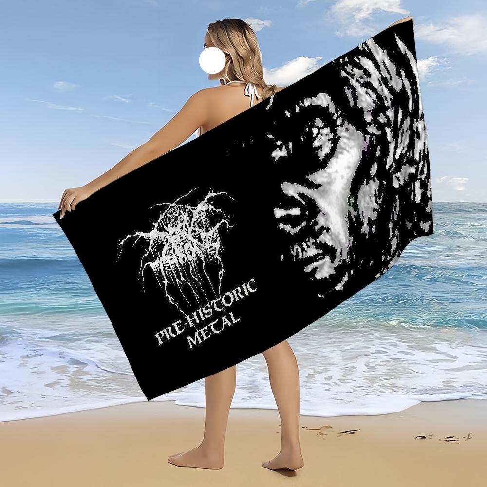 Darkthrone Pre-Historic Metal Towel Beach Bath Quick-Drying Lightweight Portable Sauna Camping Swim Pool Travel