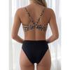 Sexy Women's Bikini Set Elegant Two Piece Swimwear with High Waist Bottom & Triangle Top Summer Bikini Tops Women's Suits