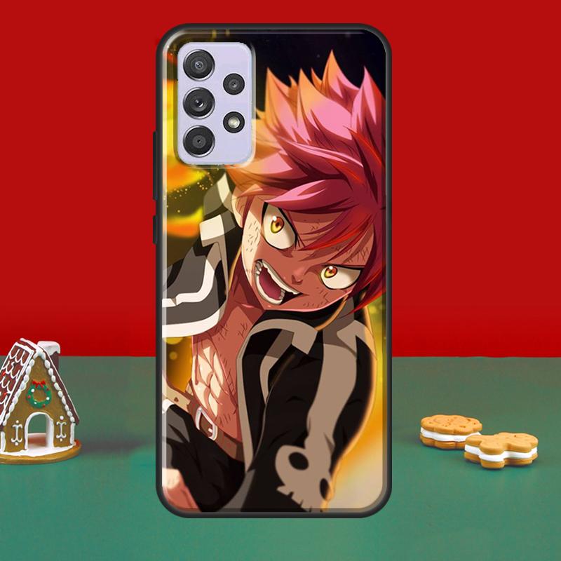 Natsu Erza Fairy Tail Case For Samsung A51 A71 A50 A70 A41 A31 A11 A10 A52S A21S A12 A22 A32 A42 A52 A72 Cover
