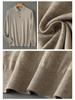 Men's Solid Color Casual Polo Collar Long Sleeve Knitwear Pullover