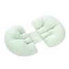 New Maternity Pillow for Back and Side Sleeping Pregnancy Wedge Belly Support Multipurpose Knit Cotton Pillow