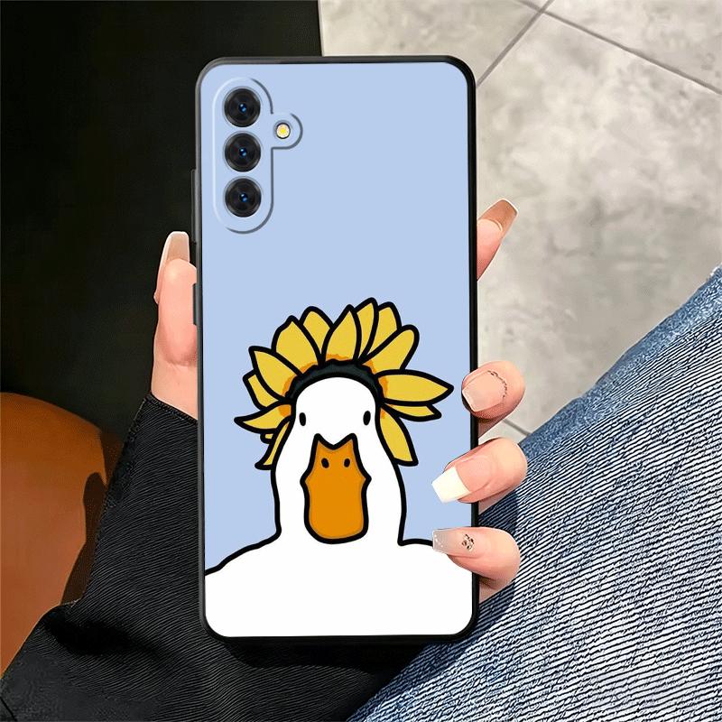 Funny Cartoon Goose Game Soft Phone Case for Samsung A17 A37 A57 A16 A26 A36 A56 A15 A25 A35 A55 A14 A24 A34 A54 A13 A23 A33 A53