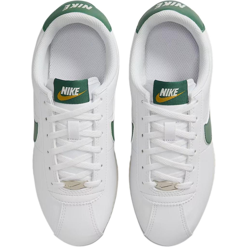 Nike Cortez Synthetic Leather Versatile Comfortable Low-Top Casual Shoes Unisex sneakers White Green IH7653-103