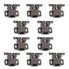10 Pack Double Roller Catch Cabinet Latches for Cupboard Closet Door, Home Furniture Door Double Roller Catches