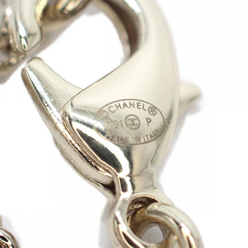 Chanel AB5711 Necklace Gold Gold Plated Women