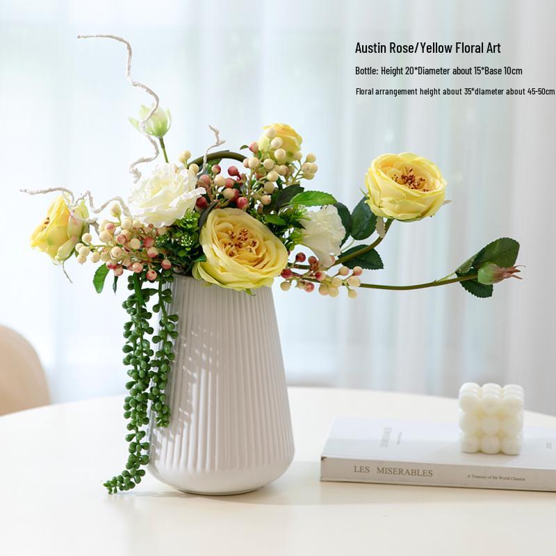 Набор искусственных цветов Калла из шелка для декора гостиной и обеденного стола