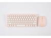 2.4G Wireless Mini Chocolate Keyboard & Mouse Set - 78 Silent Keys for Desktop & Notebook