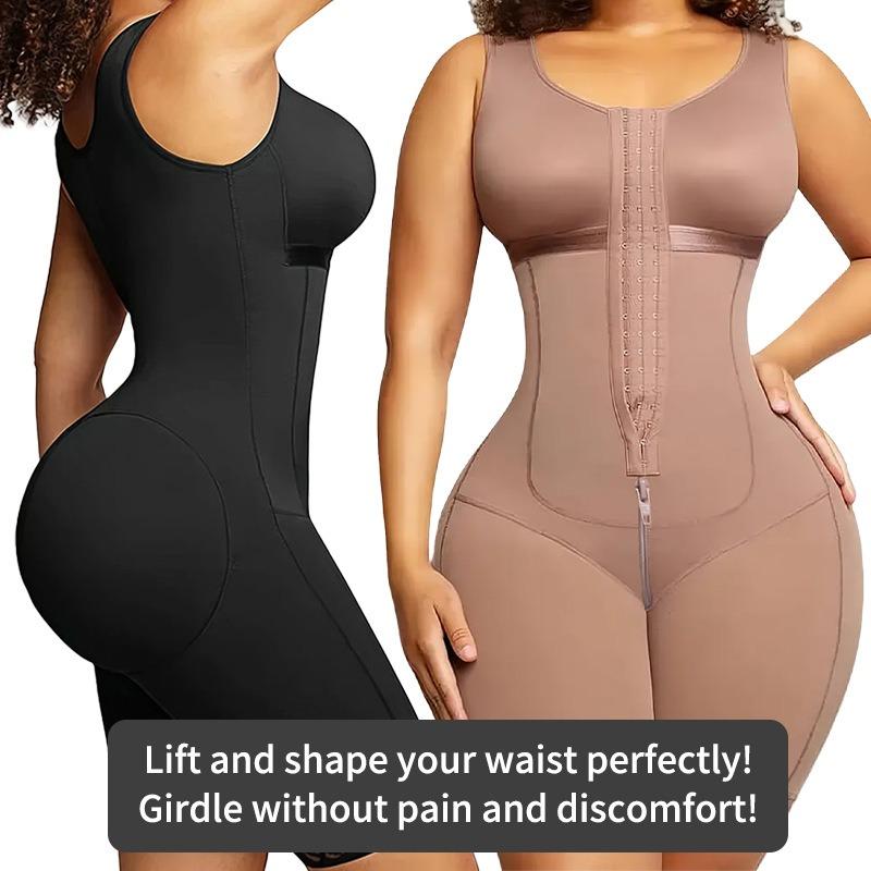 Dámský body shaper na zip, stahovací pás na pas, kontrola břicha, zvedání hýždí, tvarovací prádlo