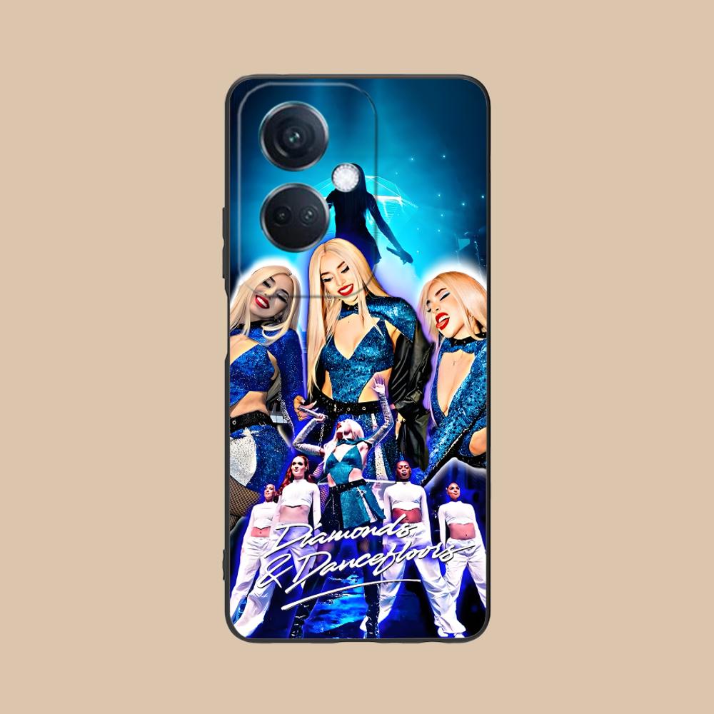 Fashion Ava Max Matte TPU Mobile Phone Case for OPPO Reno 14 13 12 11 10 9 8 7 6 5 F T Pro 5G Colorful Printing Cover