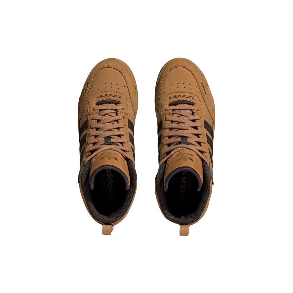 Adidas Originals Skate Leather Casual High-Top Skate Shoes Unisex Sneakers Brown ID1672