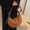Bag Women 2025 New Retro Premium Super Fire ins Niche Dumpling Bag Versatile Soft Leather One Shoulder Crossbody Bag