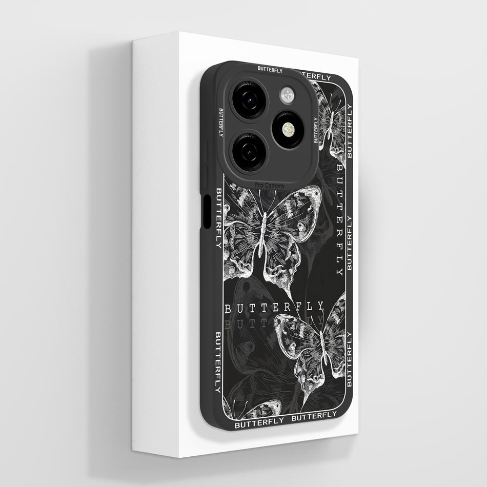 For Infinix Smart 8 Pro Plus Case Cute Panda Back Cover For Infinix Smart8 HD Phone Cases Soft Liquid Silicone Camera Protectors