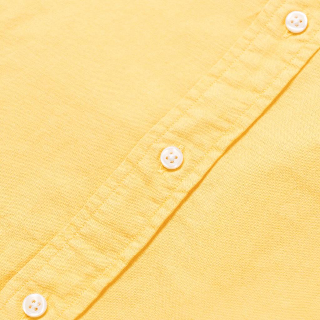 Polo Ralph Lauren Logo Print Button-Down Long Sleeve Shirt Men shirts Yellow MNPOWOV16823333-700