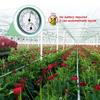Round Pointer Type Temperature Meter No Battery Required Analog Hygrometer  Home Supply