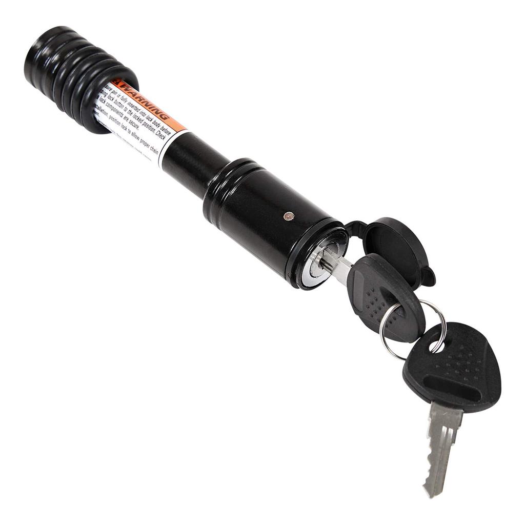 METOWARE Trailer Hitch Lock - 5/8" Diameter Locking Receiver Pin, 2" Receiver Tube, Fits