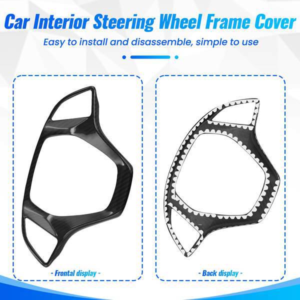 Corvette C7 Steering Wheel Frame, Carbon Fiber (1 piece, Color: As shown)