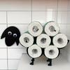 Sheep shaped iron tissue holder, household goods, bathroom decoration, toilet roll paper holder, interior decoration creativity