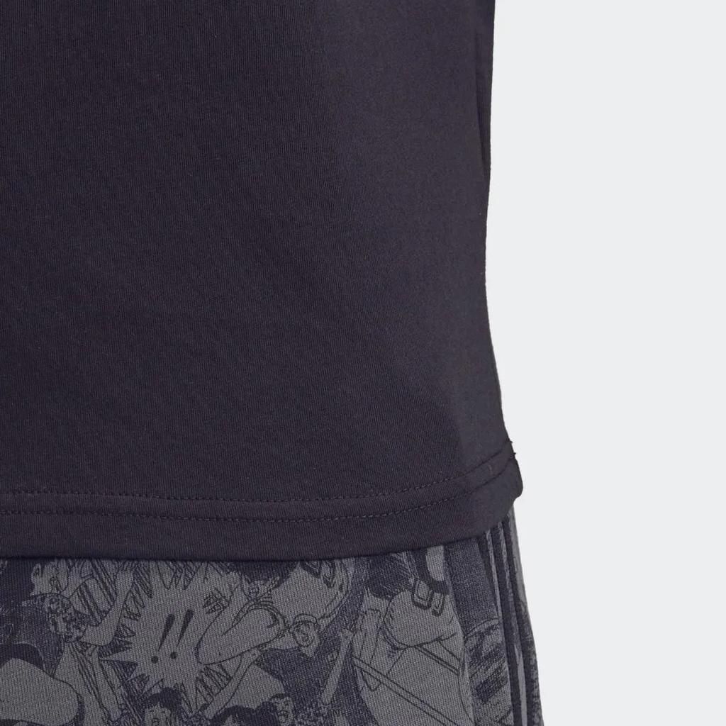 Adidas Captsuba Comfortable Soft Versatile Short Sleeve T-Shirt Unisex Tops Black Pink GK3441