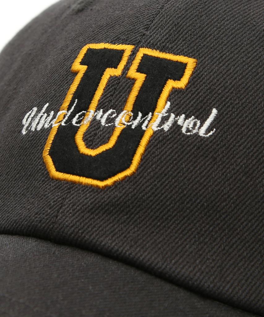 Eondeokeonteulol All-Season Washed Cotton Vintage Soft Top Logo Ball Cap Unisex Baseball Cap Sports Crew / Washed B B / Charcoal