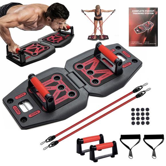 Multifunctional Push-up & Abdominal Trainer Folding Fitness Board