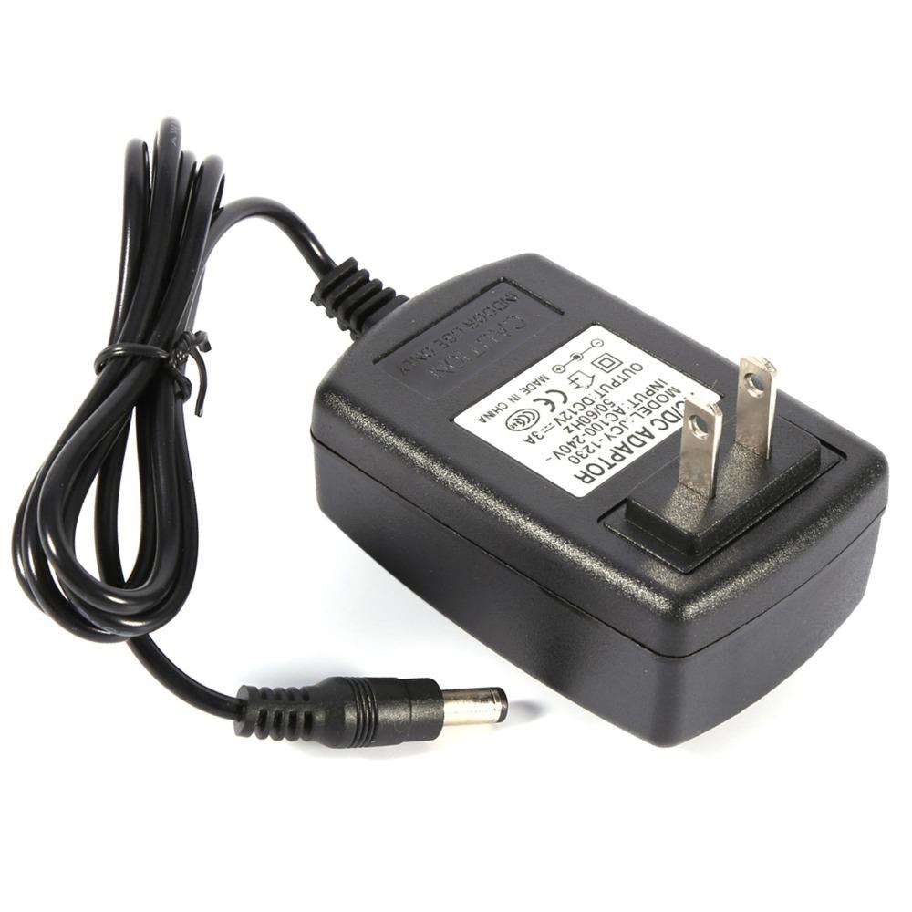 Plastic Power Supply Adapter AC to DC 12V 3A Power Supply Transformer LED Light Strips