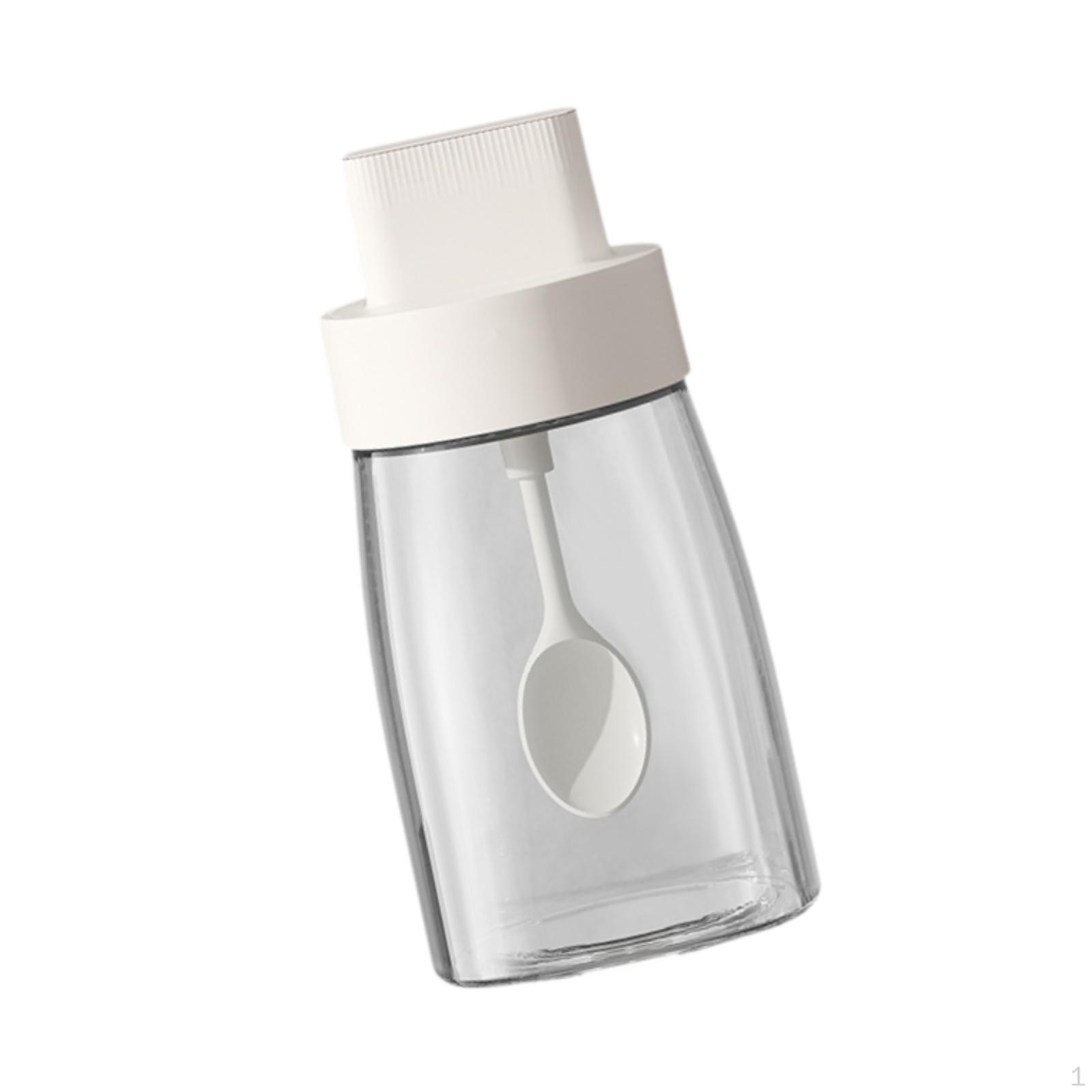 

Органайзер для приправ из прозрачного стекла для хранения на кухне белый