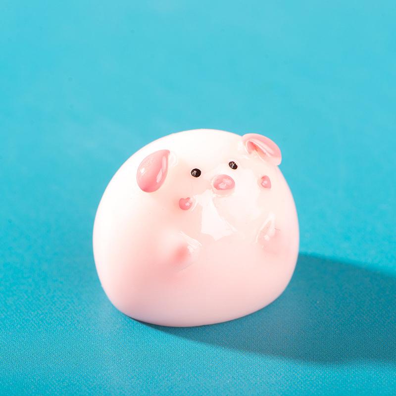 Creative Chinese Pastry Figurine Crafts Cute Cartoon Fruit Food Resin Ornaments