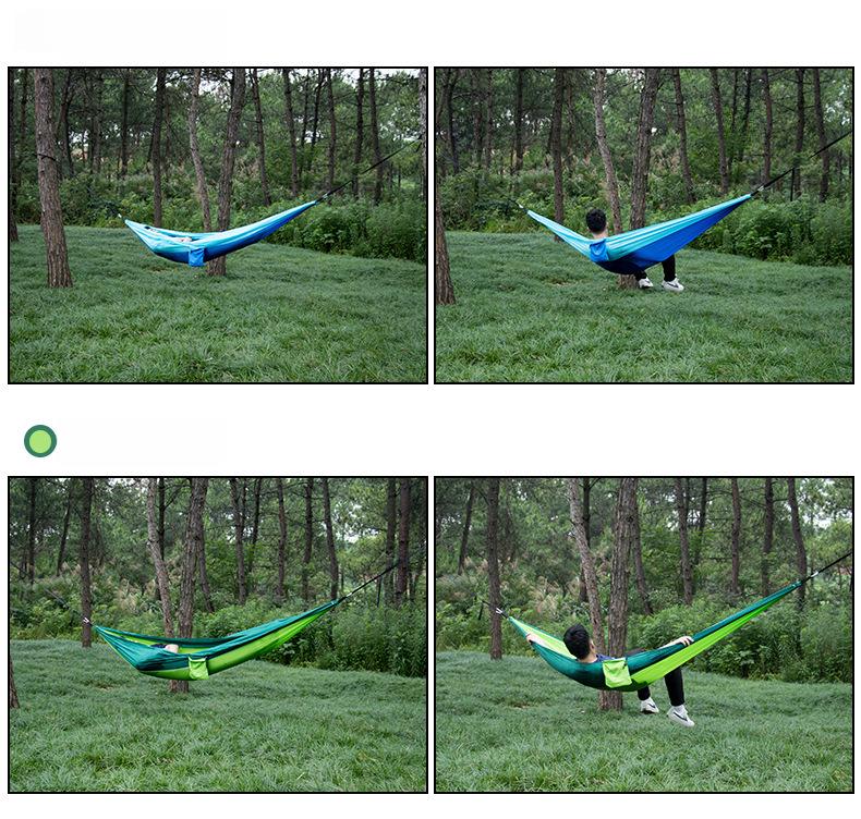 Premium Portable Hammock - Single/Double, 270x140CM, 210T Nylon