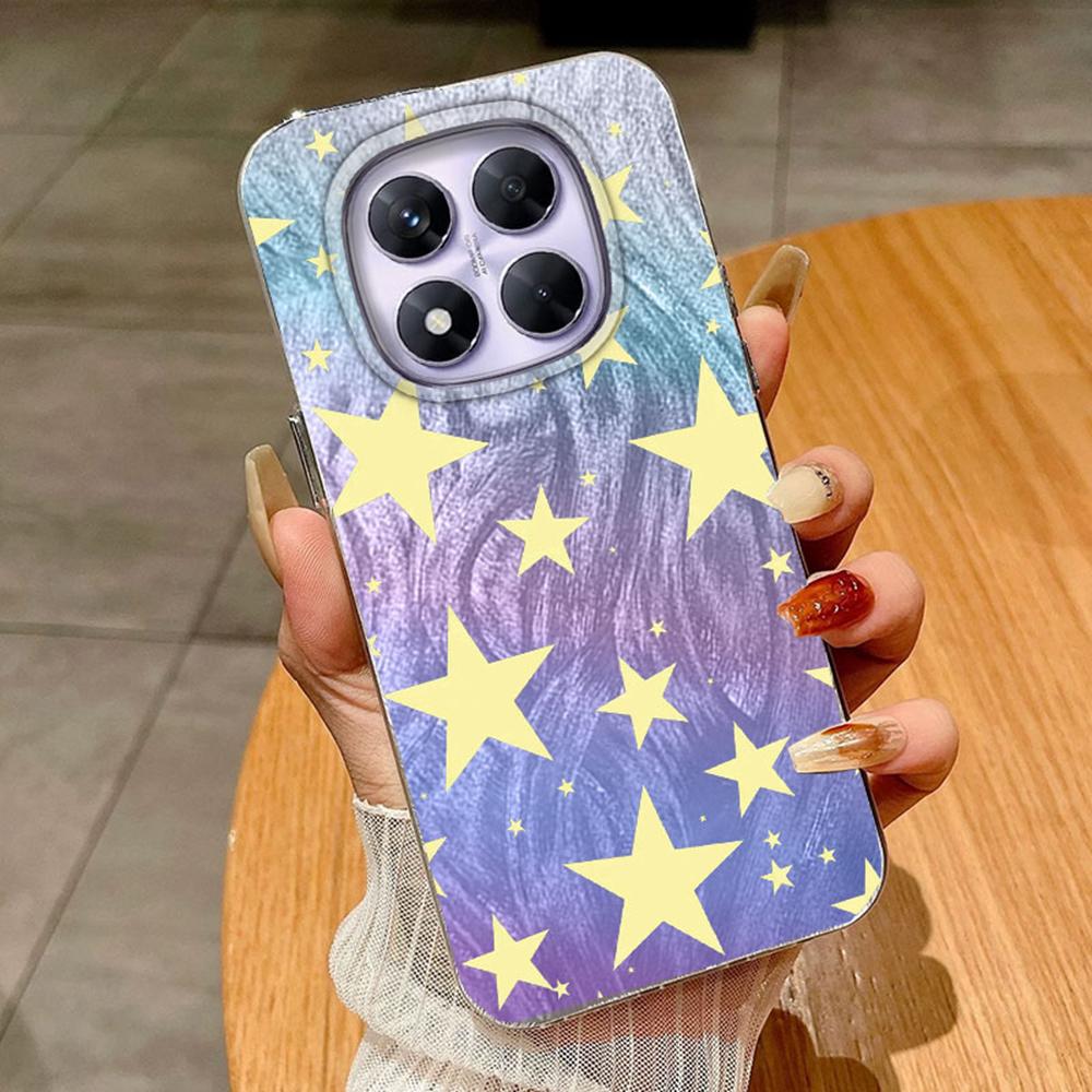 Gradient Colorful Pueple Butterfly For Xiaomi Redmi Note 14 13 Pro 4G Note14 Pro+ 5G Poco X6 Phone Cases Cover Silicone Case Soft Funda Bumper