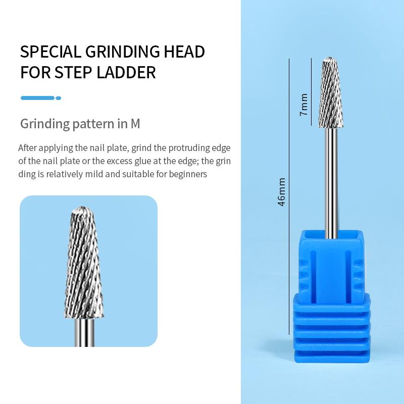 Professional Nail Drill Bits Tungsten Carbide Milling Gel Removal Cutters Set Tips Sander Heads Manicure Lathe Strawberries