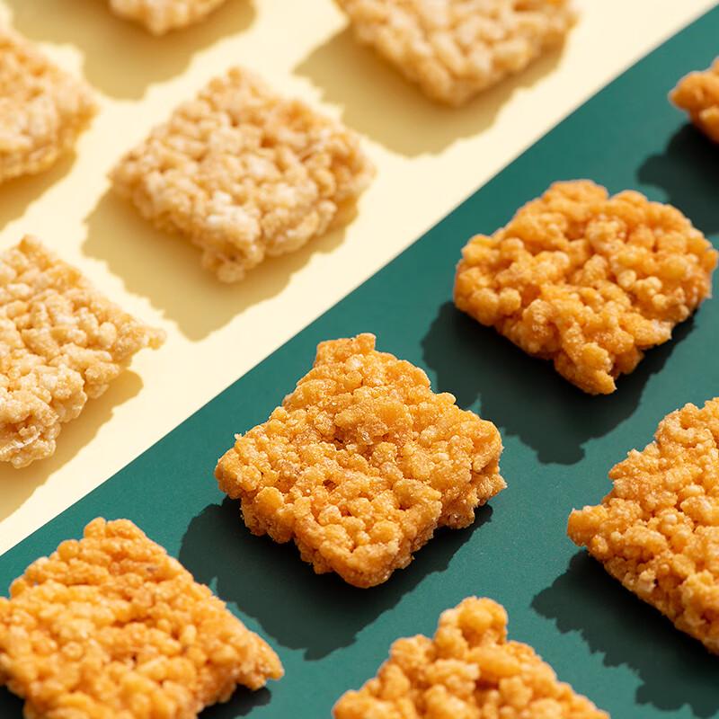 Luxihe Crab Roe & Salted Egg Yolk Crispy Rice Crackers