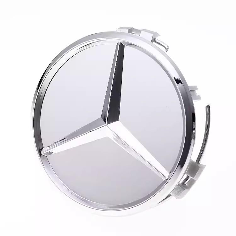 4Pcs Car Wheel Center Hub Caps Emblem Covers Decor Accessories For Mercedes Benz AMG GLE GLC W204 W205 W203 W211 W212 W213 W169 OD5